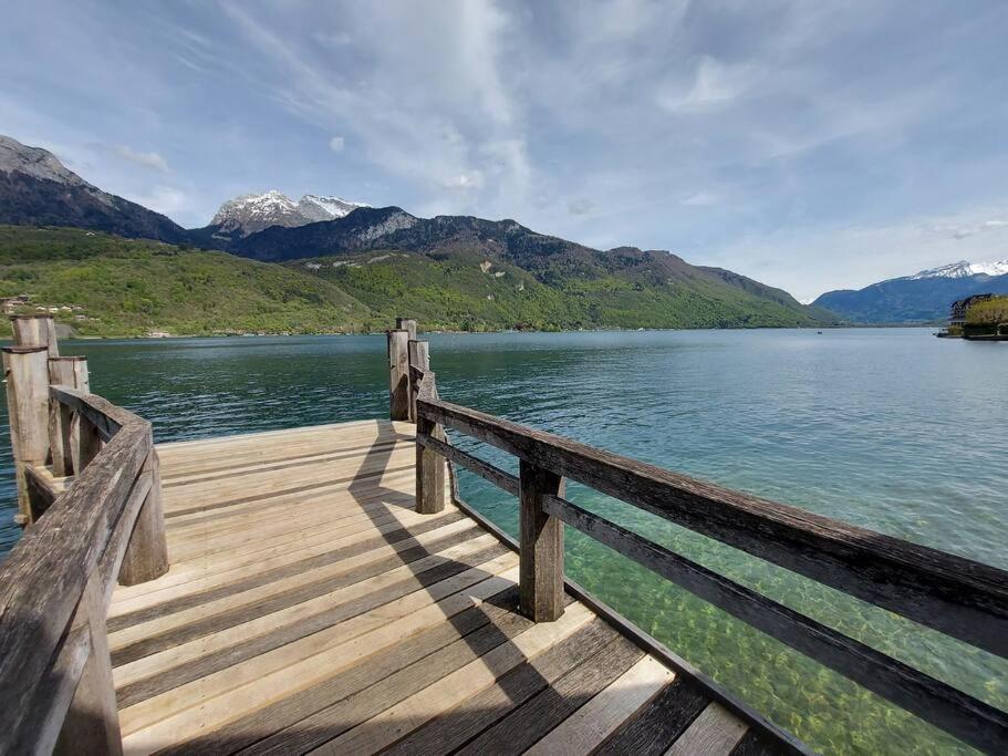 Charmant Et Spacieux Appartement A Quelques Pas Du Lac Duingt Kültér fotó